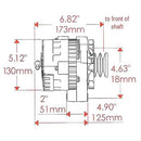 Powermaster Street Alternators 8-47529