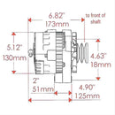 Powermaster Street Alternators 8-47529