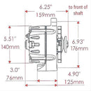 Powermaster Smooth Look Alternators 8-57141-347