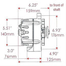 Powermaster Street Alternators 8-67101