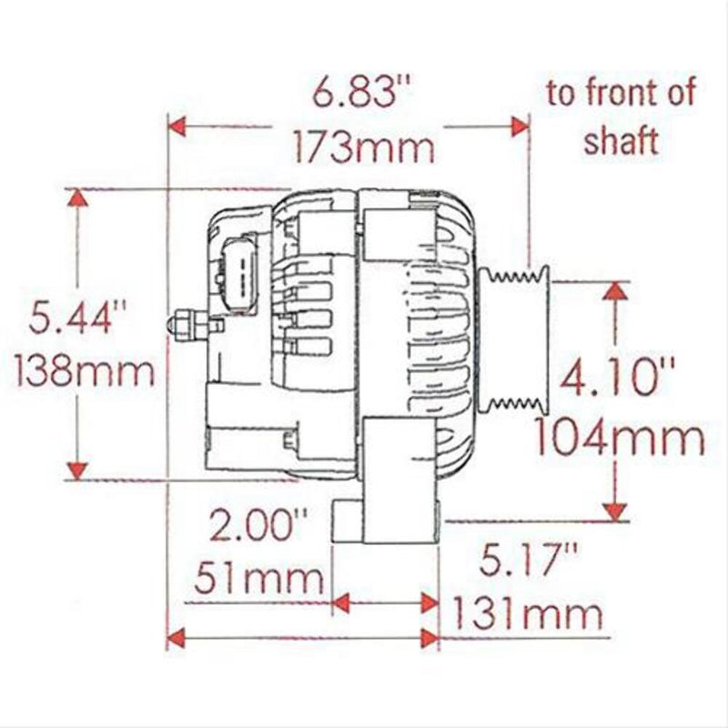 Powermaster Street Alternators 8242