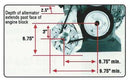 Powermaster Alternator Brackets 885
