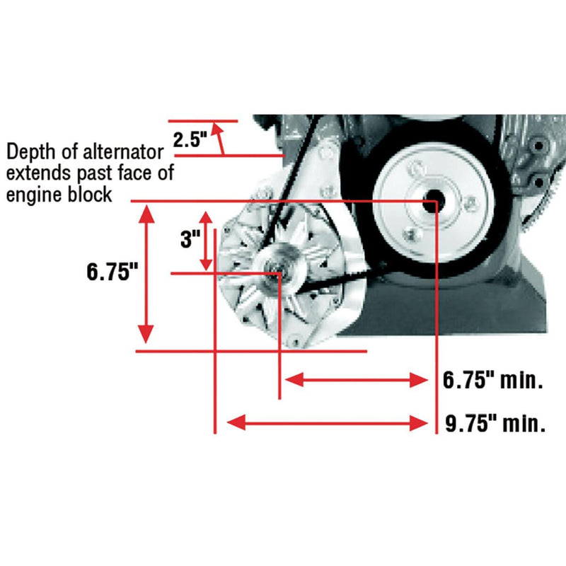 Powermaster Alternator Brackets 885