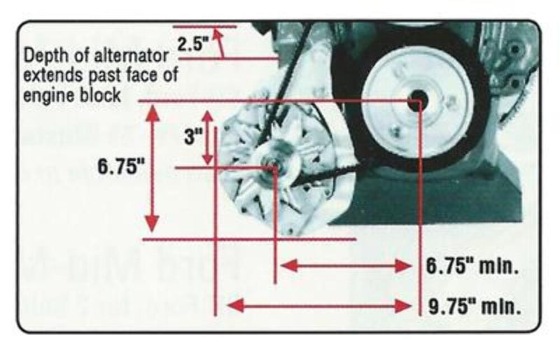 Powermaster Alternator Brackets 885