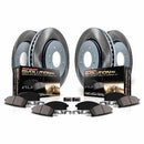 PowerStop Z17 Evolution Plus Semi-Coated Rotor Brake Kits SC7414