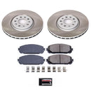 PowerStop Z17 Evolution Plus Semi-Coated Rotor Brake Kits SC7414