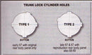 PYCL Locks Ignition and Door Lock Cylinder Sets PY288
