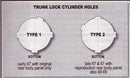 PYCL Locks Ignition and Door Lock Cylinder Sets PY288