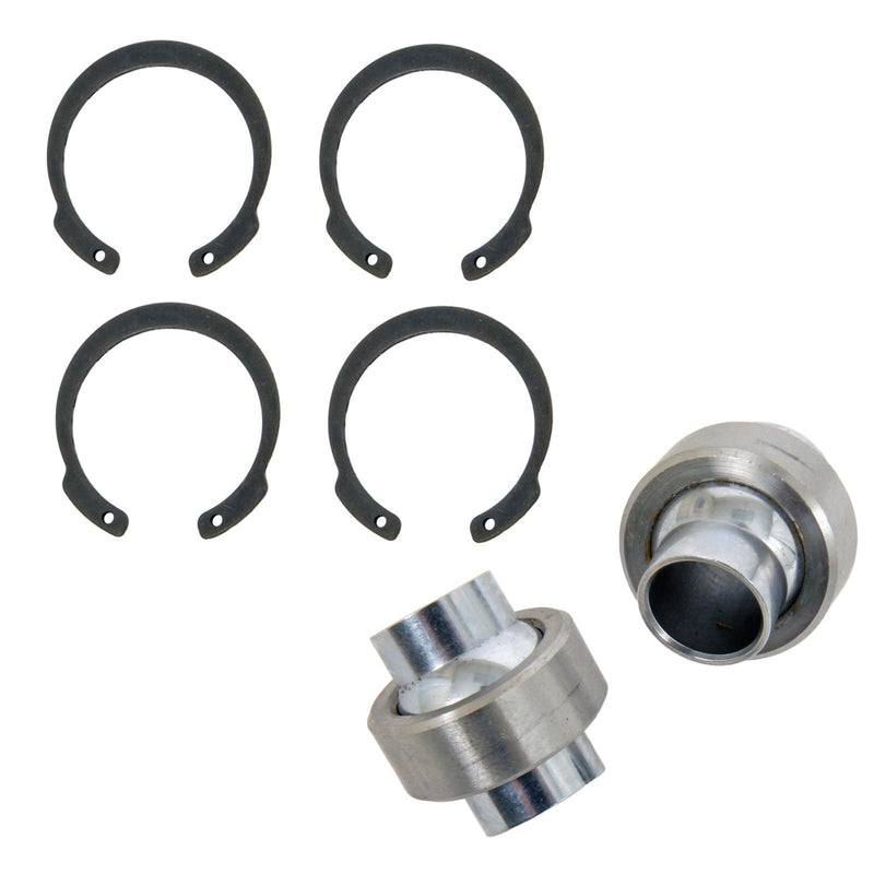 QA1 COM8T-102PK Shock Bearing Kit .500" X 1.0" Wide PTFE. W/ Snap Rings