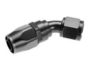 Redhorse Performance 1045-06-2 -06 45 Degree Swivel-Seal Female Aluminum Hose End - Black