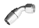 Redhorse Performance 1060-10-5 -10 60 degree female aluminum hose end - clear