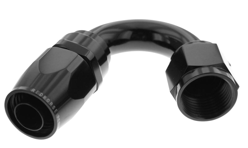 Redhorse Performance 1150-16-2 -16 150 degree female aluminum hose end - black