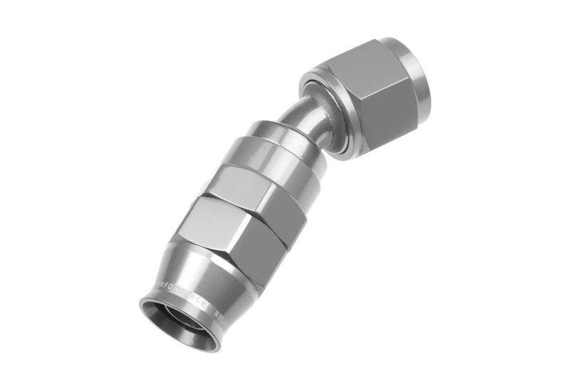 Redhorse Performance 1230-08-5 -08 AN 30 Degree PTFE reusable Hose End - Clear