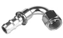 Redhorse Performance 2120-04-5 -04 120 degree AN/JIC push lock hose end - clear