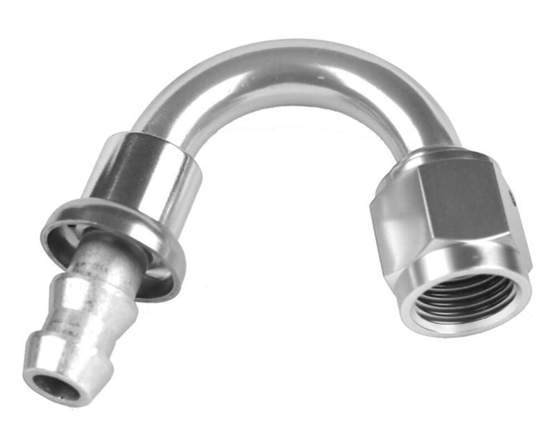 Redhorse Performance 2150-08-5 -08 150 degree AN/JIC push lock hose end - clear