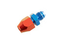 Redhorse Performance 3100-08-08-1 -08 to 1/2" hard line AN aluminum hose end - red&blue