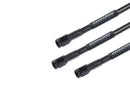 Redhorse Performance 3302-03-15 Straight -3 to straight -3 15" Pre-Assembled brake line - black