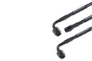 Red Horse Performance 3392-03-48 RHP3392-03-48 STRAIGHT -3 TO 90 DEGREE -3 48IN PRE -ASSEMBLED BRAKE LINE -BLACK