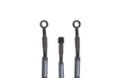 Redhorse Performance 3402-03-12 Straight -3 to straight Banjo -3 12" Pre-Assembled brake line - black