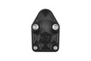 Redhorse Performance 4810-350-2 Aluminum Block-Off Plate for SBC ENGINE - Black