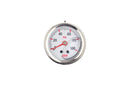 Redhorse Performance 5001-100-1 Liquid Filled Fuel Pressure Gauge - 1/8" NPT Inlet - 100psi - White w/Silver Screws