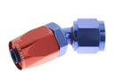 Redhorse Performance 6030-04-1 -04 30 deg female aluminum hose end - non-swivel - red&blue