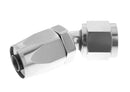Redhorse Performance 6030-04-5 -04 30 deg female aluminum hose end - non-swivel - clear