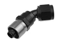 Redhorse Performance 7045-12-2 -12 AN 45 Degree Crimp Style Hose End - Black
