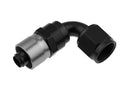 Redhorse Performance 7090-08-2 -08 AN 90 Degree Crimp Style Hose End - Black