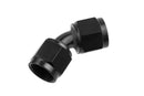 Redhorse Performance 8145-04-2 -04 Female to Female AN/JIC Female Swivel Coupling - 45 Degree - Black