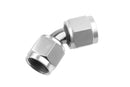 Redhorse Performance 8145-06-5 -06 Female to Female AN/JIC Female Swivel Coupling - 45 Degree - Clear