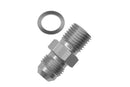 Redhorse Performance 8161-08-12-5 -08 male AN/JIC flare to M12x1.5 inverted adapter - clear