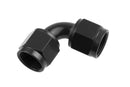 Redhorse Performance 8190-08-2 -08 female to female AN/JIC flare swivel coupling -90 deg - black