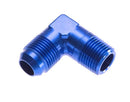 Redhorse Performance 822-08-08-1 -08 90 degree male adapter to -08 (1/2") NPT male - blue