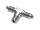 Redhorse Performance 825-04-02-5 -04AN Tee with 1/8"NPT Thread on the side - Clear