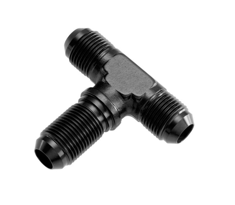 Redhorse Performance 834-06-2 -06 male AN/JIC bulkhead tee (bulkhead on side) - black