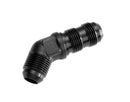 Redhorse Performance 837-03-2 -03 Male AN/JIC BulkHead Adapters 45 Degree - Black