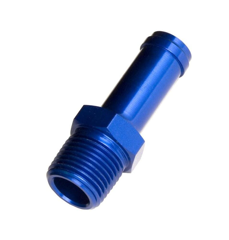 Redhorse Performance 840-12-12-1 -12 (3/4") OD hose nipple to -12 (3/4") NPT male - straight - blue