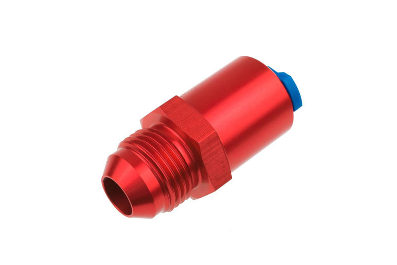 Redhorse Performance 880-06-05-3 -6AN male to 5/16" (Hard Tube) SAE quick-disconnect female - red