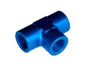 Redhorse Performance 917-02-1 1/8" Female Tee NPT Adapter-Blue