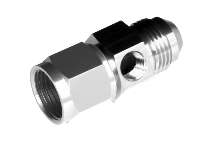 Redhorse Performance 9192-08-5 -08 male to -08 female AN/JIC with 1/8" NPT in hex - clear