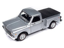 Auto World 1:18 Scale 1968 Chevy C10 Stepside Silver Pickup Truck Diecast Model AW324/06
