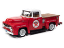 Auto World 1:24 Scale Texaco 1956 Ford F100 Service Station Shop Truck Diecast Model