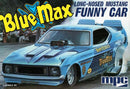 Auto World 1:25 Scale Blue Max Long Nose Mustang Funny Car Model Kit MPC930/12