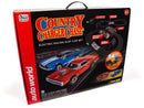 Auto World 1:64 Scale Country Charger Chase Slot Car Set SRS335