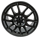 Raceline Wheels 141B Mystique Matte Black Wheels 141B-67082+40