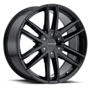 Raceline Wheels 158B Impulse Gloss Black Wheels 158B-28574+35