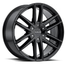 Raceline Wheels 158B Impulse Gloss Black Wheels 158B-28574+35