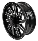 Raceline Wheels 820 Twisted Gloss Black Machined Wheels 820M-55012