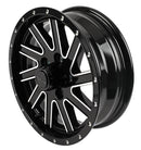 Raceline Wheels 820 Twisted Gloss Black Machined Wheels 820M-55012